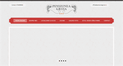 Desktop Screenshot of pensiuneagruia.ro